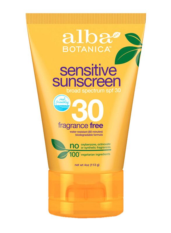 

Alba Botanica Sensitive Fragrance Free SPF 30 Sunscreen, 113gm