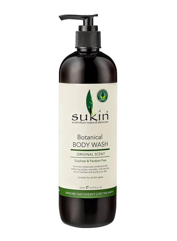 Sukin Botanical Body Wash, 00430, 500ml