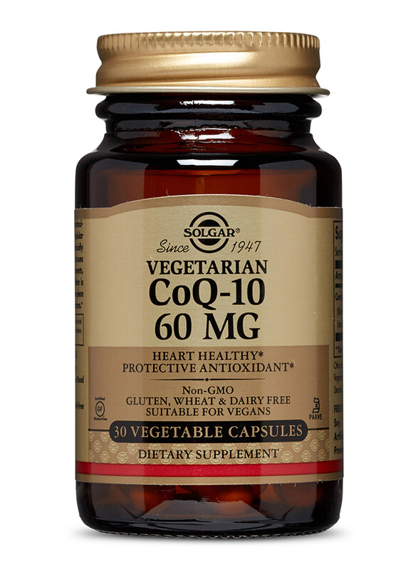 

Solgar Vegetarian CoQ-10 Dietary Supplement, 60mg, 30 Vegetable Capsules