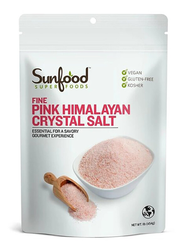 

Sunfood Superfoods Fine Pink Himalayan Crystal Salt, 227g