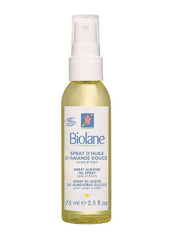 Biolane 75ml Sweet Almond Oil Spray for Babies