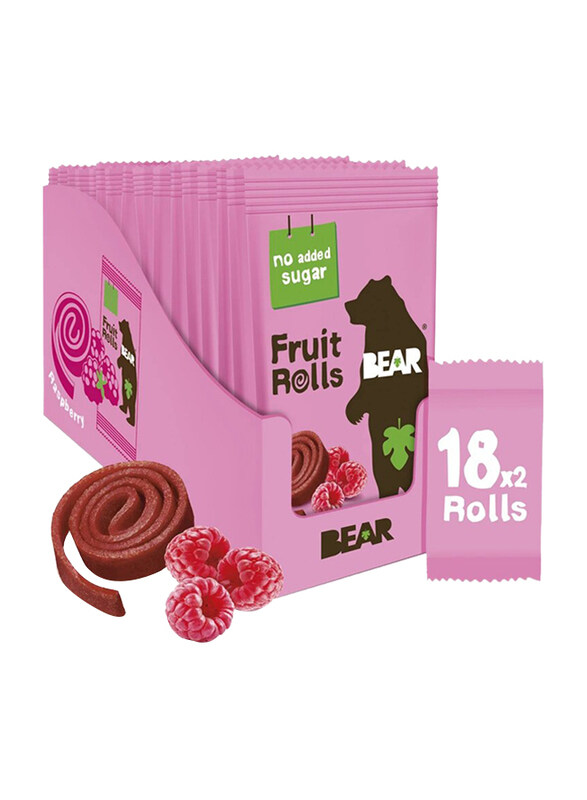 

Bear Raspberry Fruit Rolls, 360g