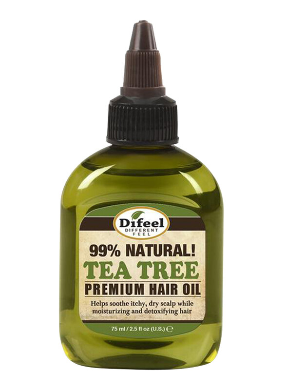 

Difeel Tea Tree Premium Natural Hair Oil for All Hair Types, 75ml