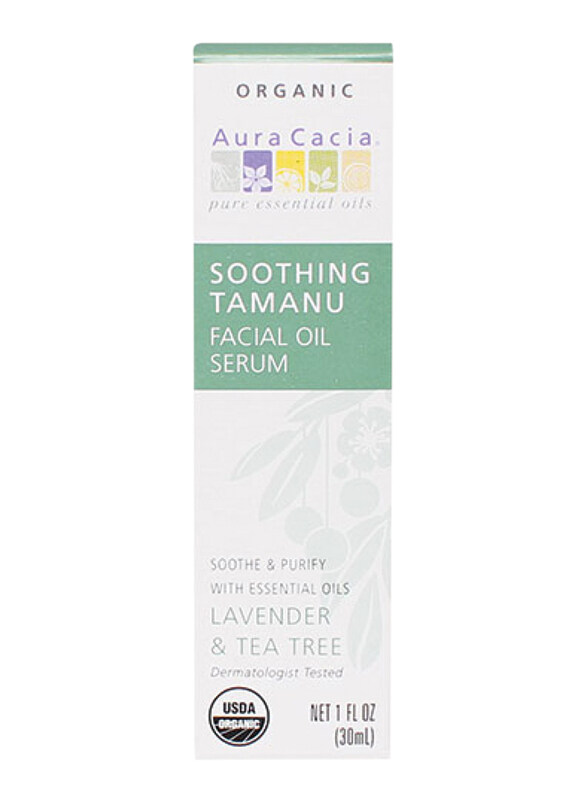 

Aura Cacia Soothing Tamanu Facial Oil Serum, 30ml