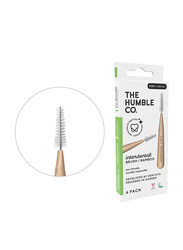 The Humble Co Interdental Bamboo Brush, Green, Size 5-0.8mm, 6 Pieces