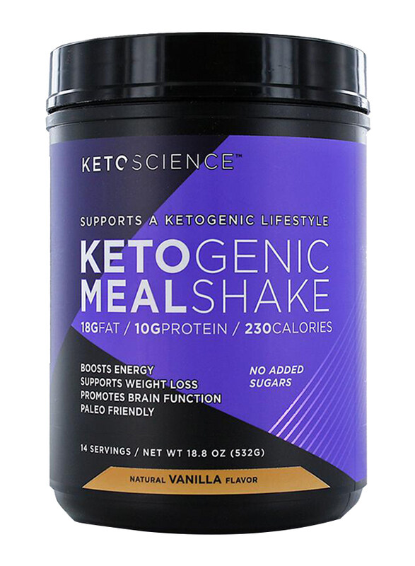 

Ketoscience Ketogenic Meal Shake, 532gm, Natural Vanilla