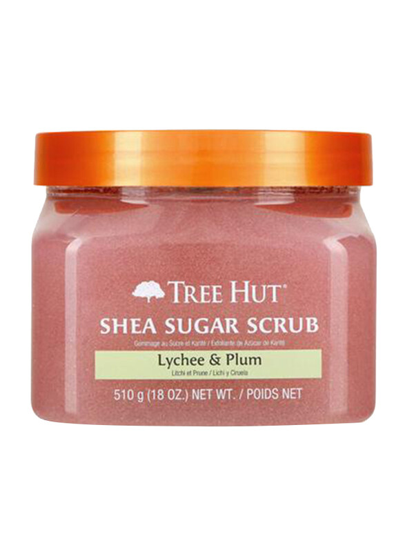 

Tree Hut Lychee & Plum Shea Sugar Scrub, 18oz