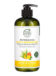 Petal Fresh Pure Refreshing Aloe & Citrus Bath & Shower Gel, 475ml