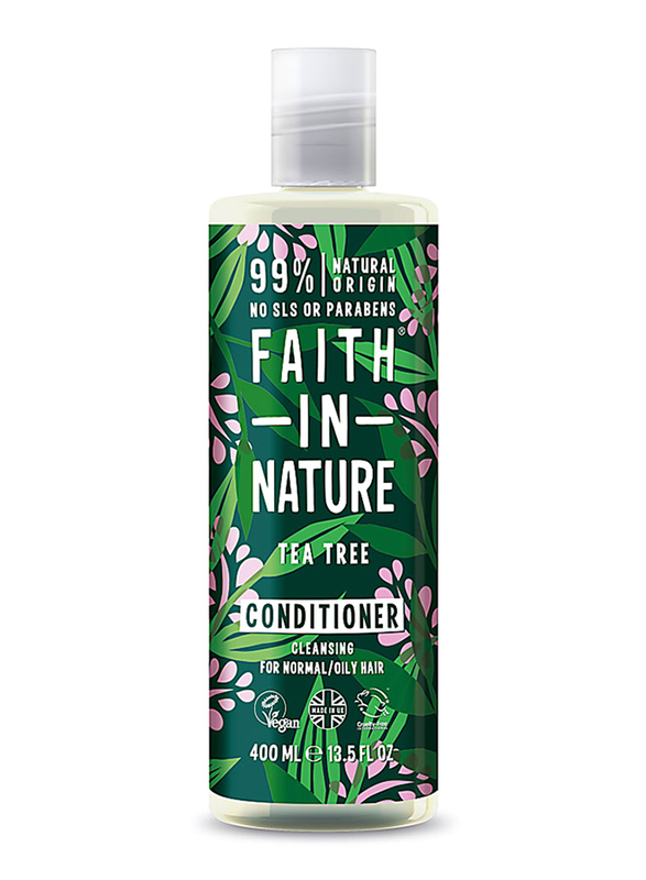 Faith In Nature Tea Tree Conditioner for All Hair Types, 400ml