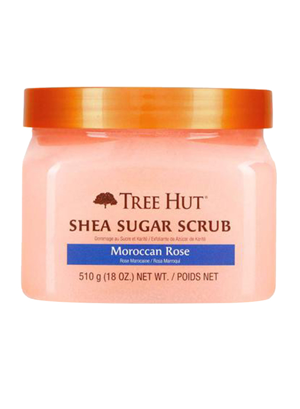 Tree Hut Moroccan Rose Shea Sugar Scrub, 18oz