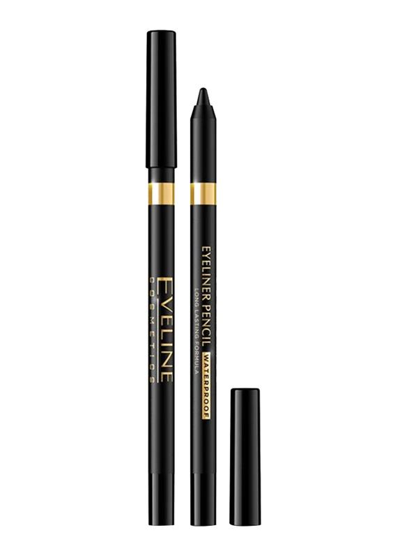 Eveline Waterproof Eyeliner Pencil, Black