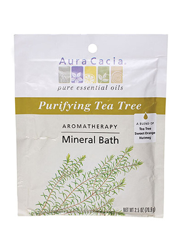 

Aura Cacia Aromatherapy Purifying Tea Tree Mineral Bath, 70gm