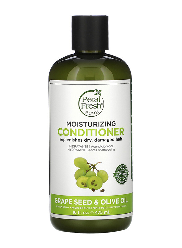 

Petal Fresh Pure Grape Seed & Olive Oil Moisturizing Conditioner for Dry/Damaged Hair, 475ml