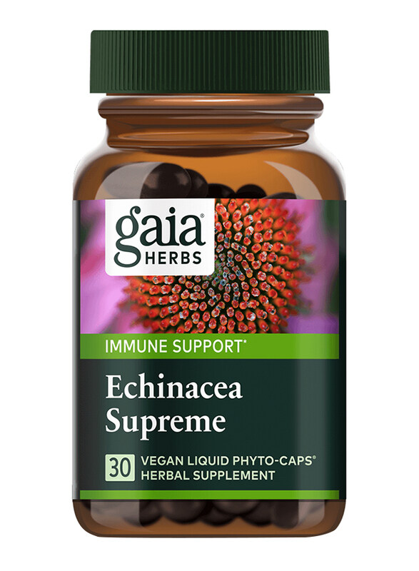 

Gaia Herbs Echinacea Supreme Herbal Supplement, 30 Vegi Capsules