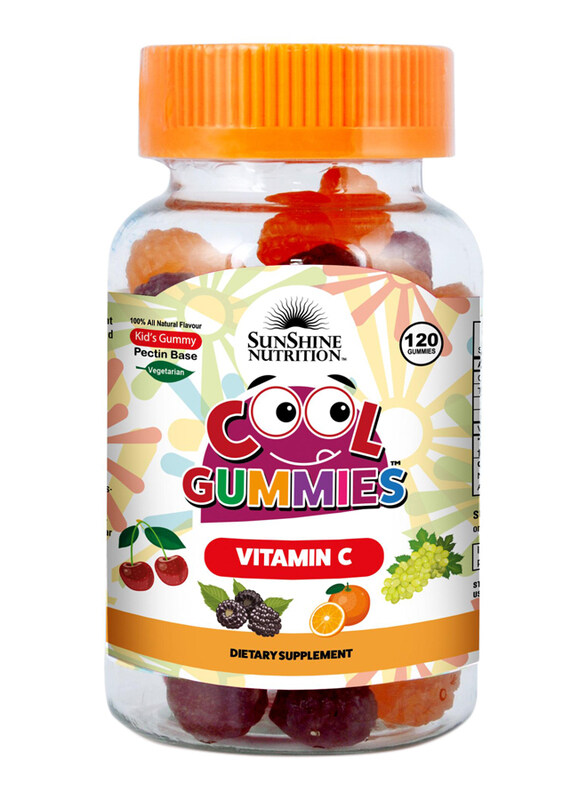 

Sunshine Nutrition Vitamin C Cool Gummies Dietary Supplement, 120 Gummies