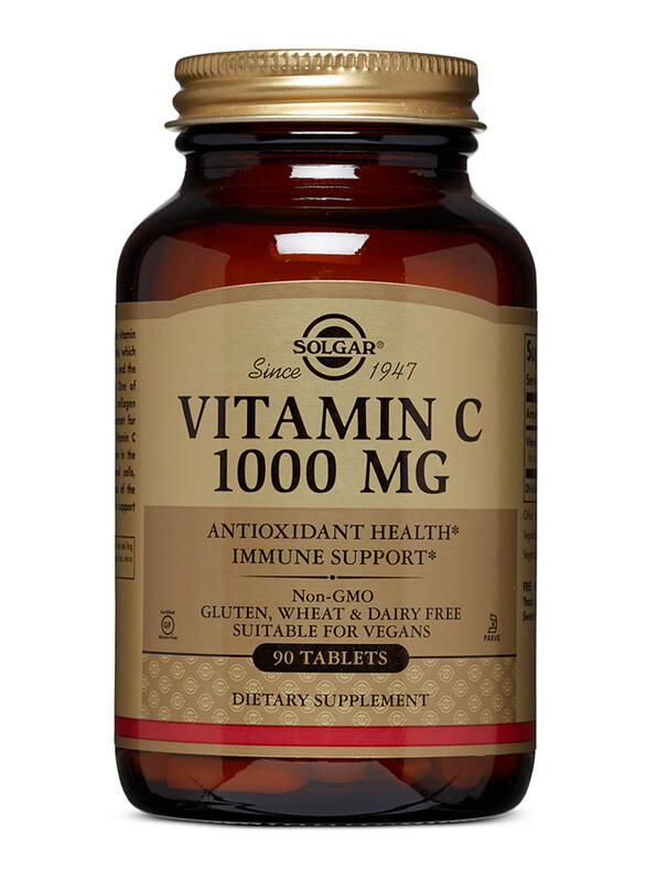 

Solgar Vitamin C Dietary Supplement, 1000mg, 90 Tablets