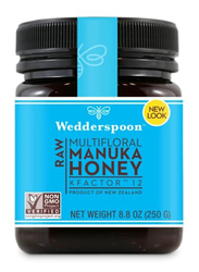 Wedderspoon Raw Kfactor 12 Multifloral Manuka Honey, 250g