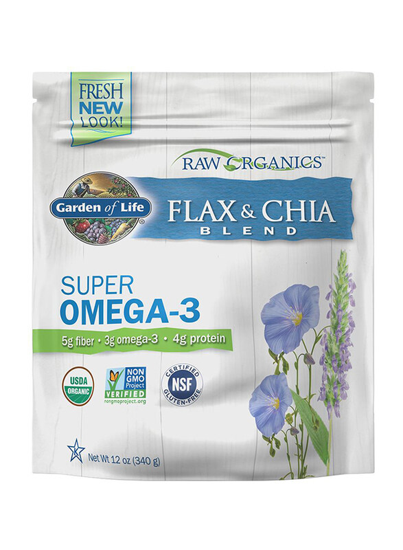 

Garden of Life Raw Organics Organic Golden Flaxseed & Chia Seed, 340gm