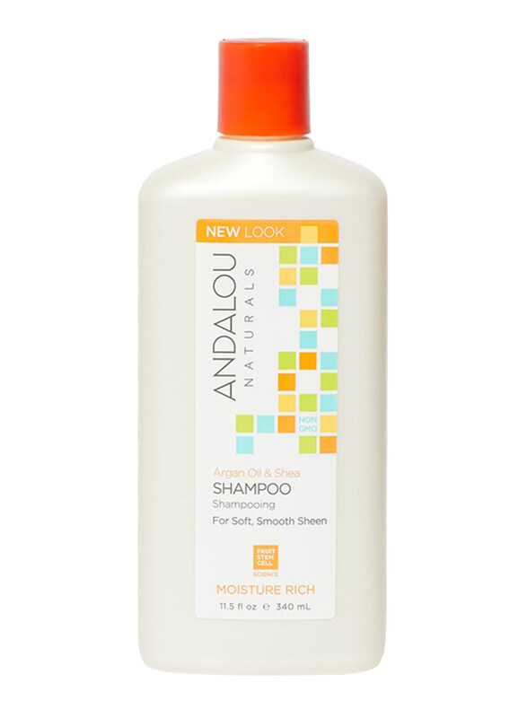 

Andalou Naturals Argan Oil + Shea Moisture Shampoo for All Hair Types, 340ml