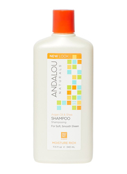 Andalou Naturals Argan Oil + Shea Moisture Shampoo for All Hair Types, 340ml