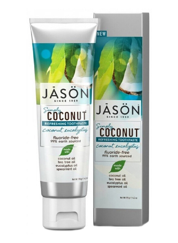 

Jason Simply Coconut Eucalyptus Refreshing Toothpaste Coconut, 4.2oz