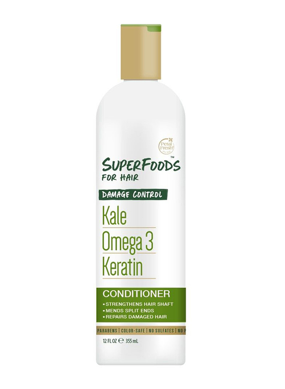 

Petal Fresh Pure Superfoods Damage Control Kale Omega 3 Keratin Conditioner for All Hair Type, 355ml