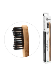 The Humble Co Humble Bamboo Toothbrush, Black, Medium Bristles