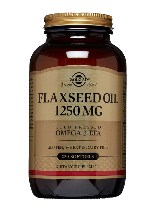 

Solgar Flaxseed Oil Dietary Supplement, 1250mg, 250 Softgels