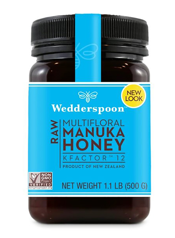 Wedderspoon Kf12 Raw Multifloral Manuka Honey, 500g