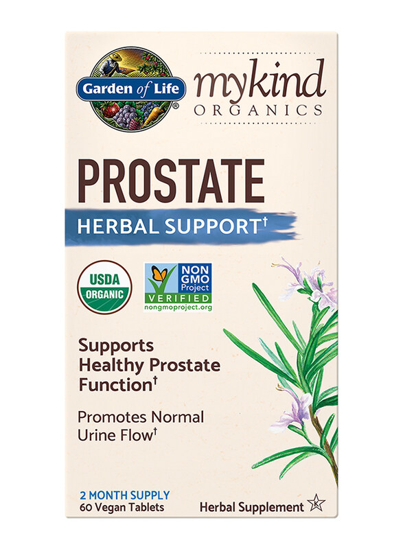 

Garden of Life Mykind Organics Prostate Herbal Support 2 Month Supply Herbal Supplements, 60 Vegan Tablets