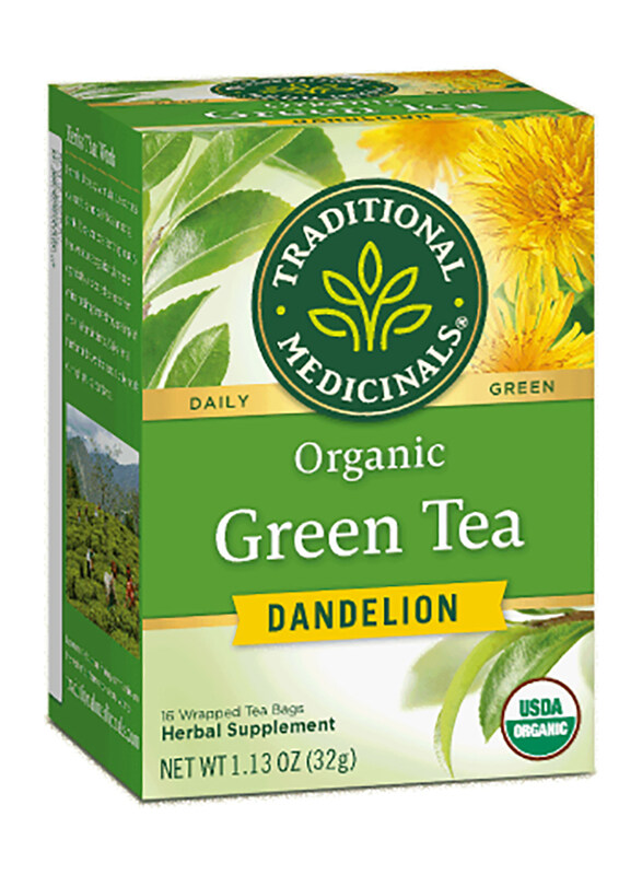 

Traditional Medicinals Organic Green Tea Dandelion, 16 Tea Bags