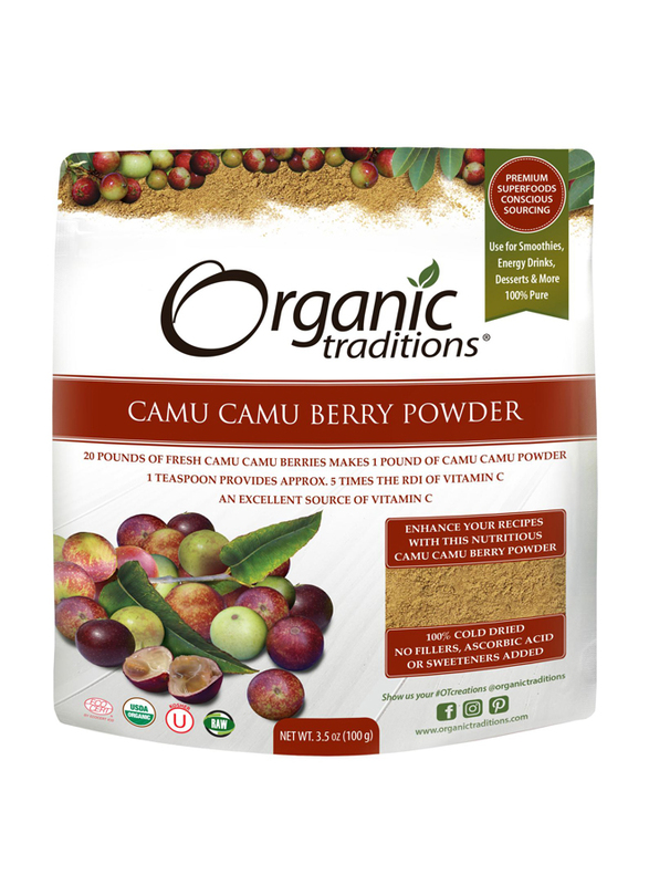 

Organic Traditions Camu Camu Berry Powder, 100gm