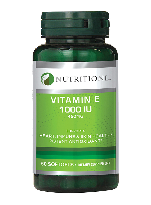 Nutritionl Vitamin E Dietary Supplement, 450mg, 50 Softgels