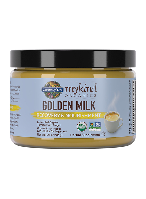 

Garden of Life Mykind Organics Golden Milk Powder Herbal Supplements, 105gm