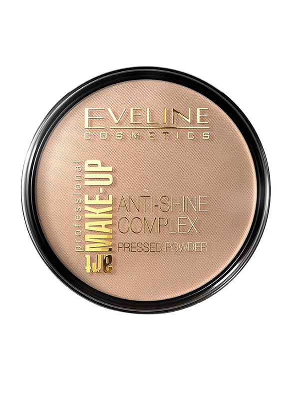 Eveline Professional Art Make-Up Anti-Shine Complex Powder, No 35 Golden Beige