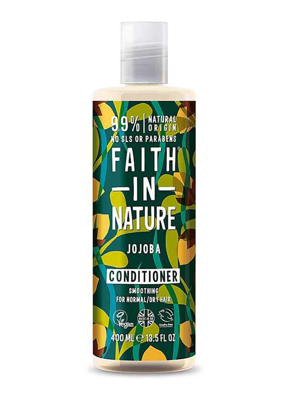 Faith In Nature Jojoba Conditioner for All Hair Types, 400ml