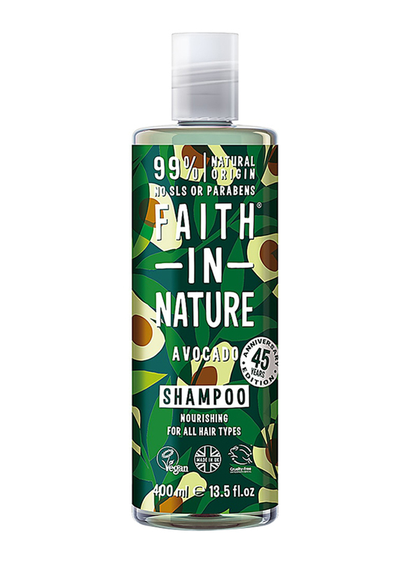 

Faith In Nature Avocado Shampoo for All Hair Types, 400ml