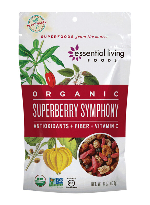 

Essential Living Foods Organic Superberry Symphony, 170gm