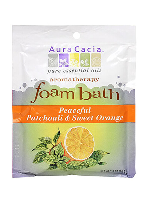

Aura Cacia Aromatherapy Peaceful Patchouli & Sweet Orange Foam Bath, 70gm