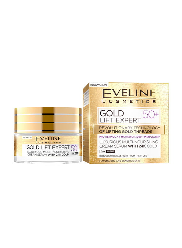 Eveline Gold Lift Expert Day and Night Cream 50+, 50ml