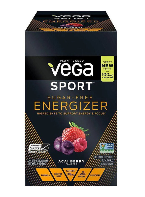 

Vega Sport Sugar-Free Energizer Sachets, 3.2gm, 30 Sachets, Acai Berry