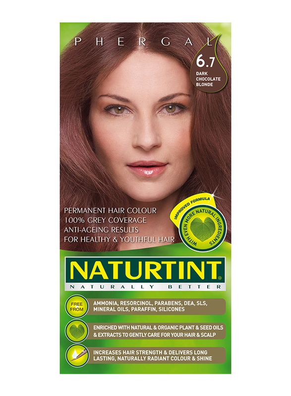 Naturtint Permanent Hair Color, 165ml, 6.7 Dark Chocolate Blonde