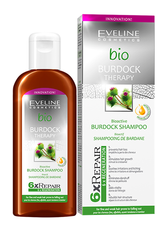 Eveline Bioactive Burdock Shampoo for Damaged Hair, 150ml