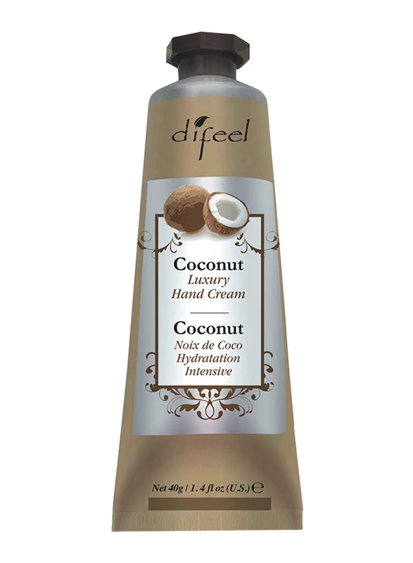 Difeel Coconut Oil Luxury Moisturizing Hand Cream, 40gm