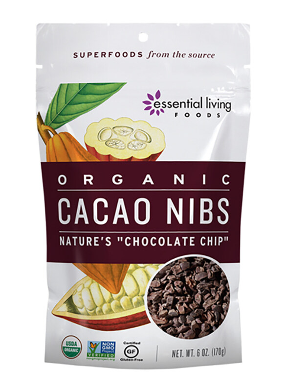 

Essential Living Foods Organic Cacao Nibs, 170gm