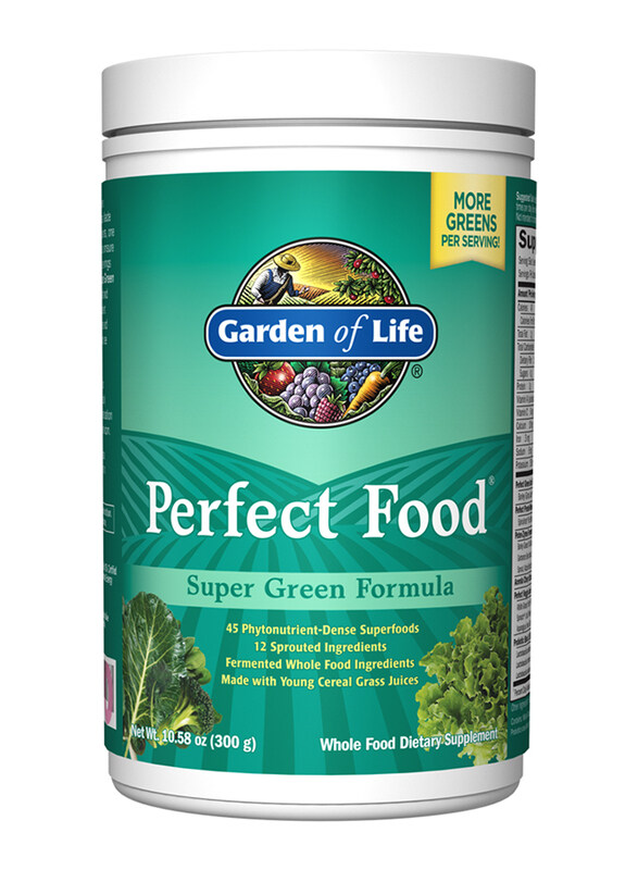 

Garden of Life Perfect Food Super Green Formula Whole Food Dietary Supplement, 300gm