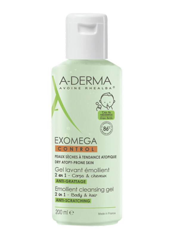 

A-Derma Exomega Control Emollient Cleansing Anti-Scratching Gel, 200ml