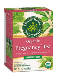 Traditional Medicinals Organic Pregnancy Tea Herbal Tea, 16 Tea Bags