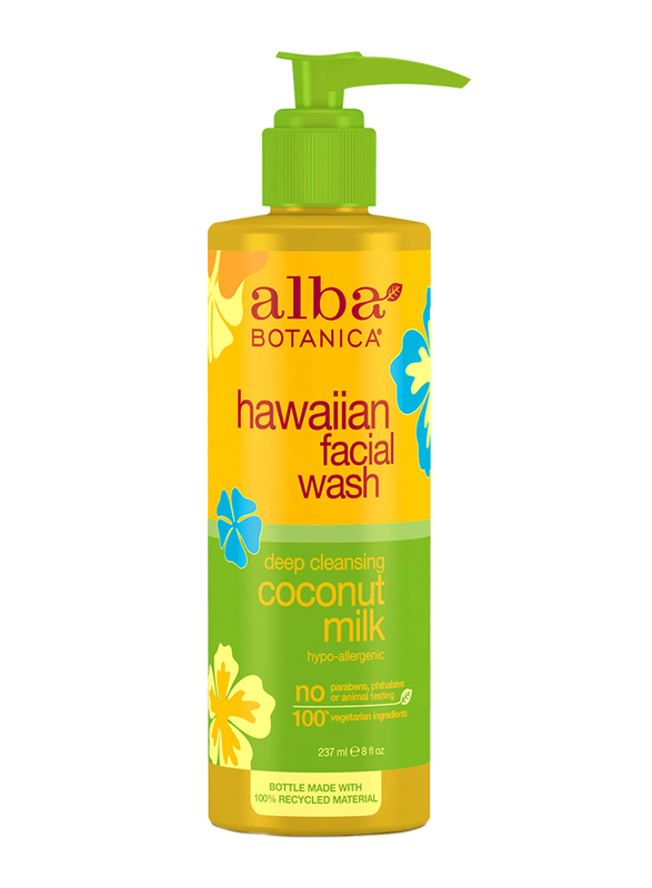 Alba Botanica Hawaiian Coconut Milk Facial Wash, 237ml
