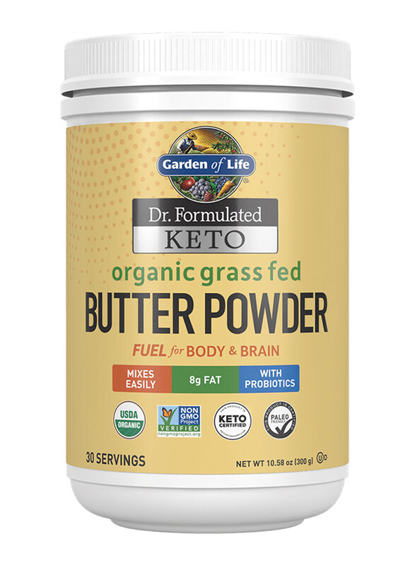 

Garden of Life Keto Organic Grass Fed Butter Powder, 30 Servings, 300gm